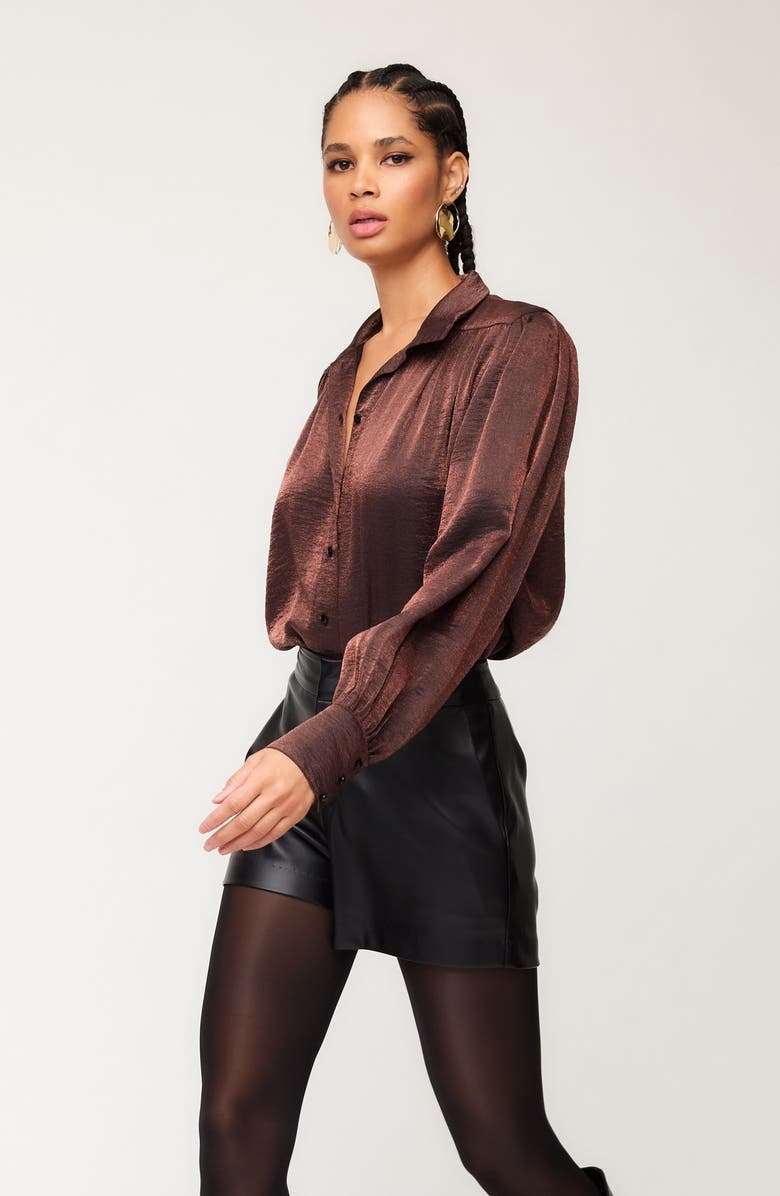FIFTEEN TWENTY Sienna Long Sleeve Button-Up Shirt, Alternate, color, 