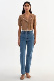 LAMARQUE Kirsi S | Suede Cropped Jacket