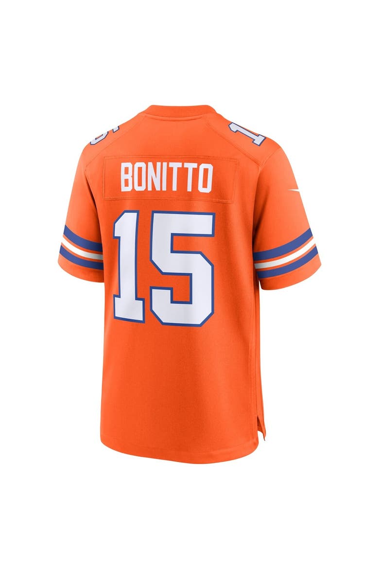 Men's Nike Nik Bonitto  Orange Denver Broncos Alternate 2 Mile High Collection 1977 Throwback Game Jersey, Alternate, color, Orange