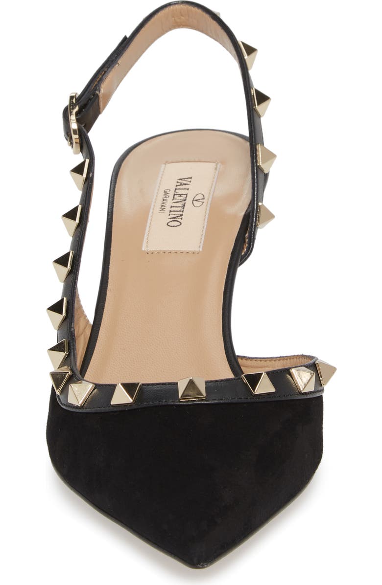 Valentino Garavani Rockstud Slingback Pump, Alternate, color,