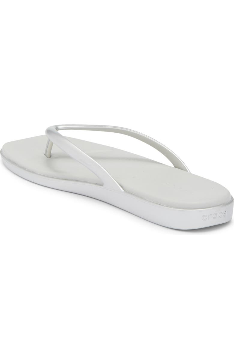 CROCS Miami Thong Flip Flop, Alternate, color, Silver