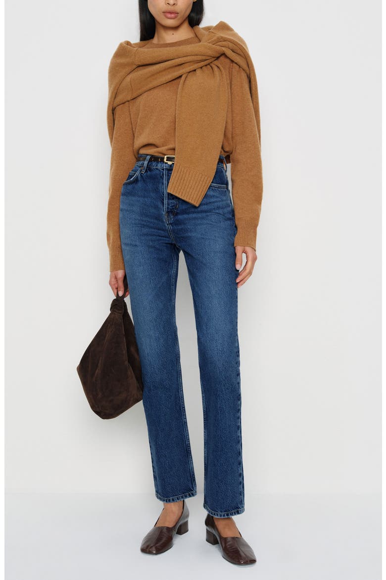 Cynthia High Waist Straight Leg Jeans, Alternate, color, MAGGIORE