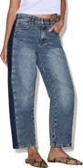 Steve Madden Lawrence High Waist Curved Leg Boyfriend Jeans
