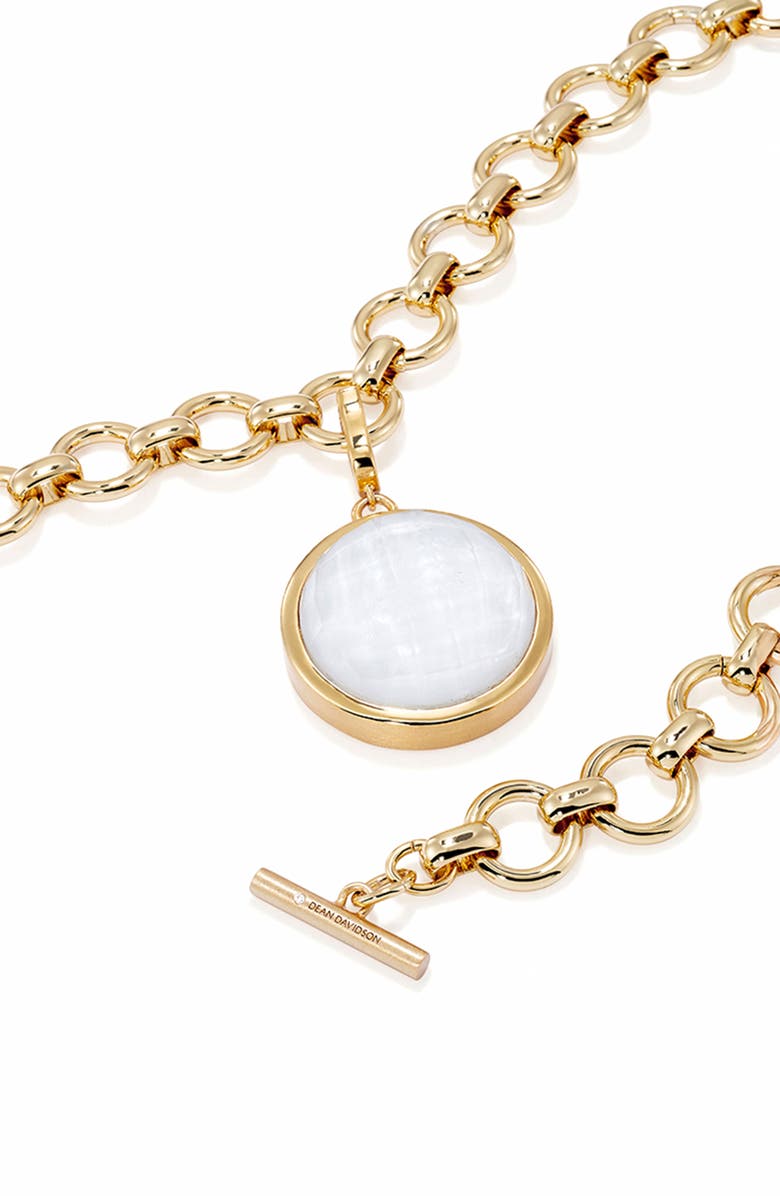 Dean Davidson Knockout Collar Necklace, Alternate, color, Iridescent Pearl/ Gold