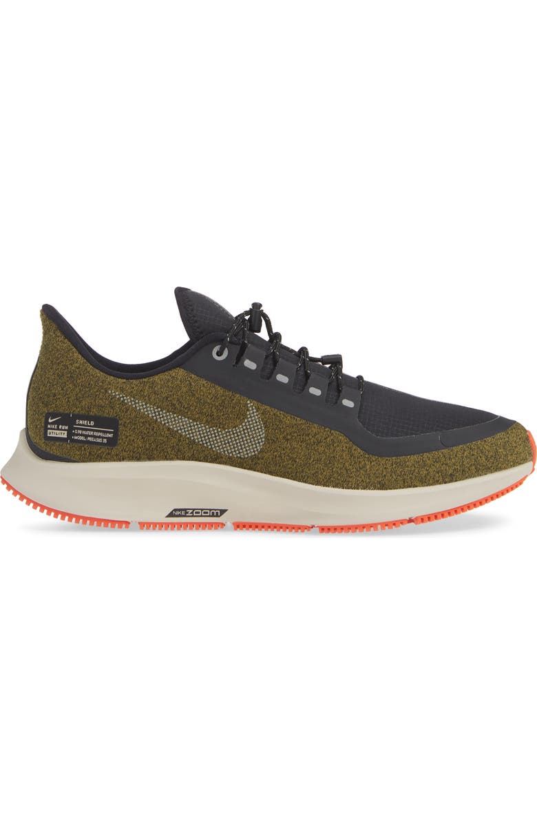 Nike Air Zoom Pegasus 35 Shield Water Repellent Running Shoe, Alternate, color,