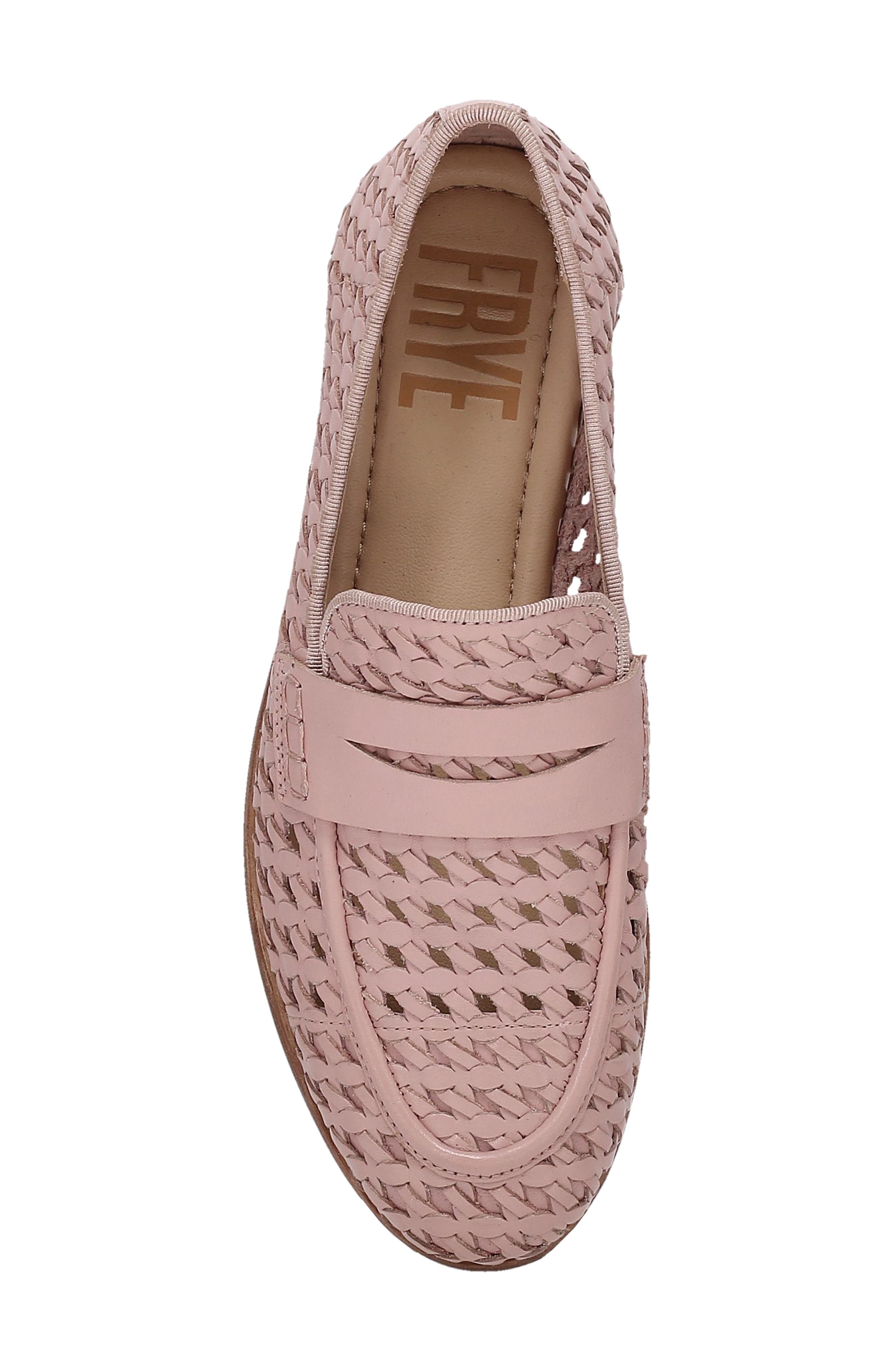 Faith Woven Penny Loafer, Alternate, color, ROSA PINK
