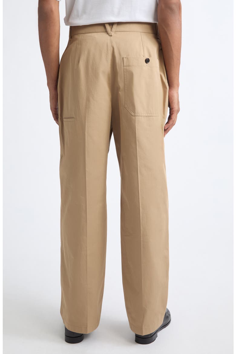 Cotton Gabardine Trousers, Alternate, color, HEMP