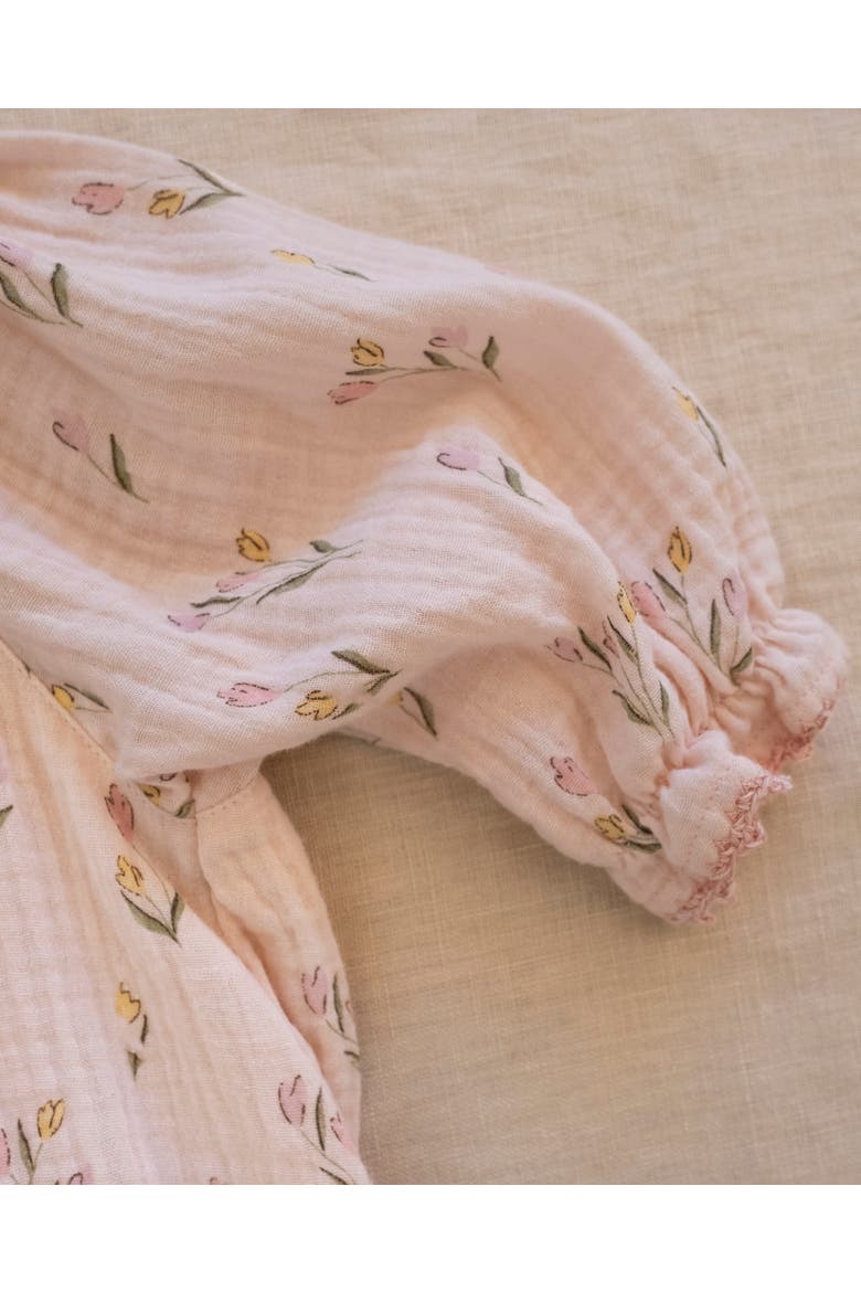 Gauze Romper, Alternate, color, Tulips