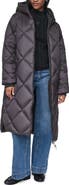 DKNY Diamond Quilted Maxi Puffer Jacket