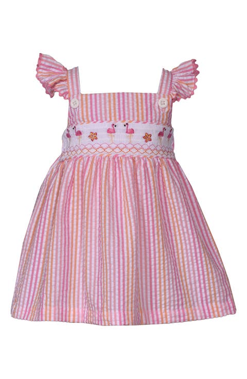 Flamingo Smocked Sundress (Baby)