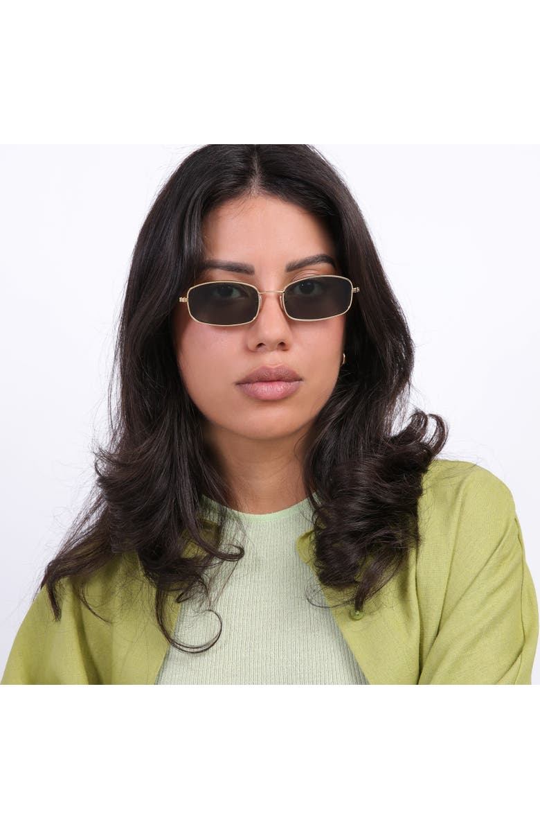 Illesteva Flushing Sunglasses, Alternate, color, Black / Red