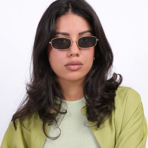 Illesteva Flushing Sunglasses In Rose Gold/brown