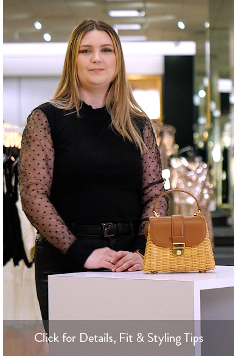 Small Wicker Avenue Crossbody Bag video