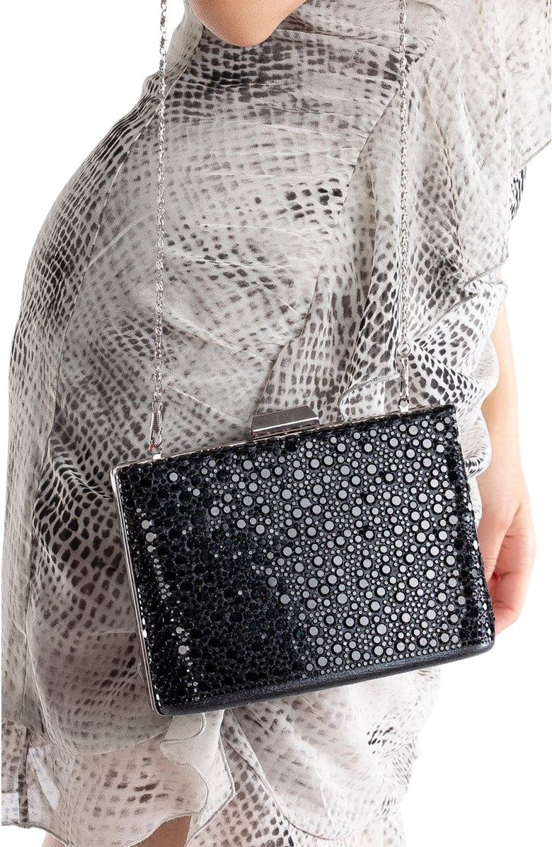 Forever & Always Shoes Alba Clutch Evening Purse, Alternate, color,