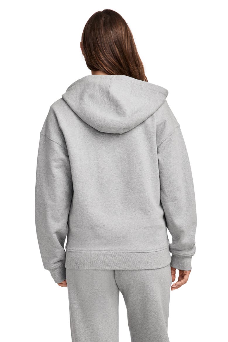 Women's The One And Only Heavyweight 100% Organic Cotton Full Zip Hoodie, Alternate, color, Grey Heather