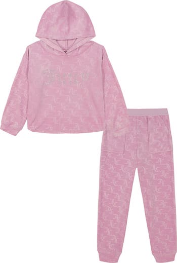 Kids' Velour Hoodie & Joggers Set