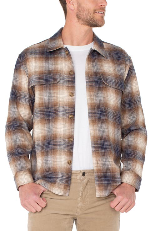 Plaid Flannel Overshirt