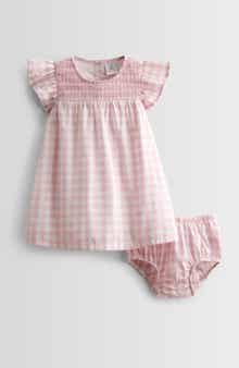 Nordstrom Smocked Cotton Dress & Bloomers