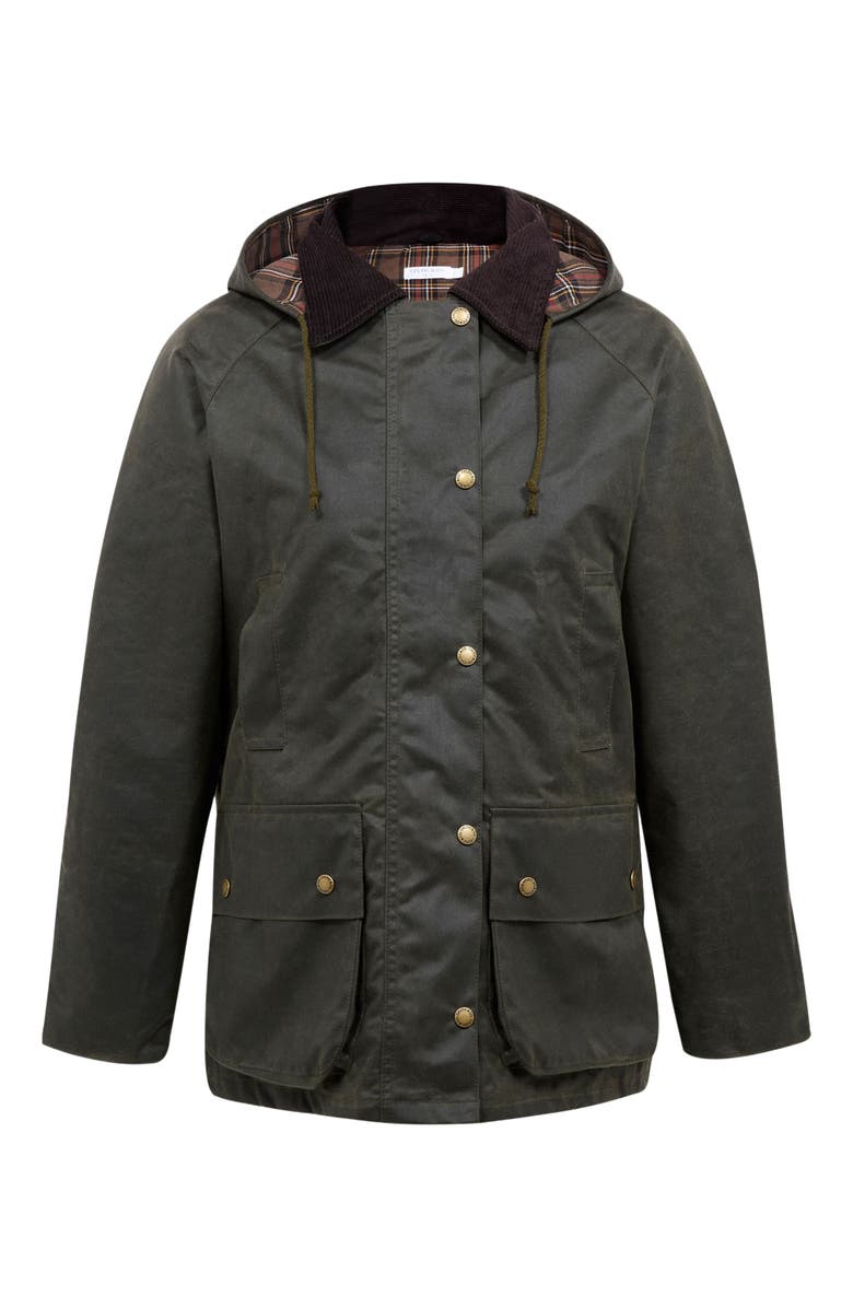 Celtic & Co. Raglan Waxed Cotton Jacket, Alternate, color, 