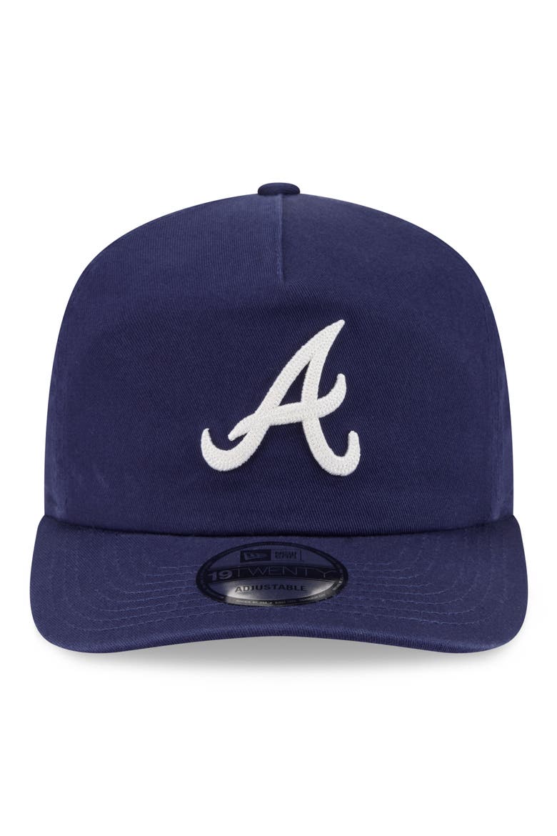 19TWENTY Atlanta Braves Adjustable Baseball Cap, Alternate, color, NAVY