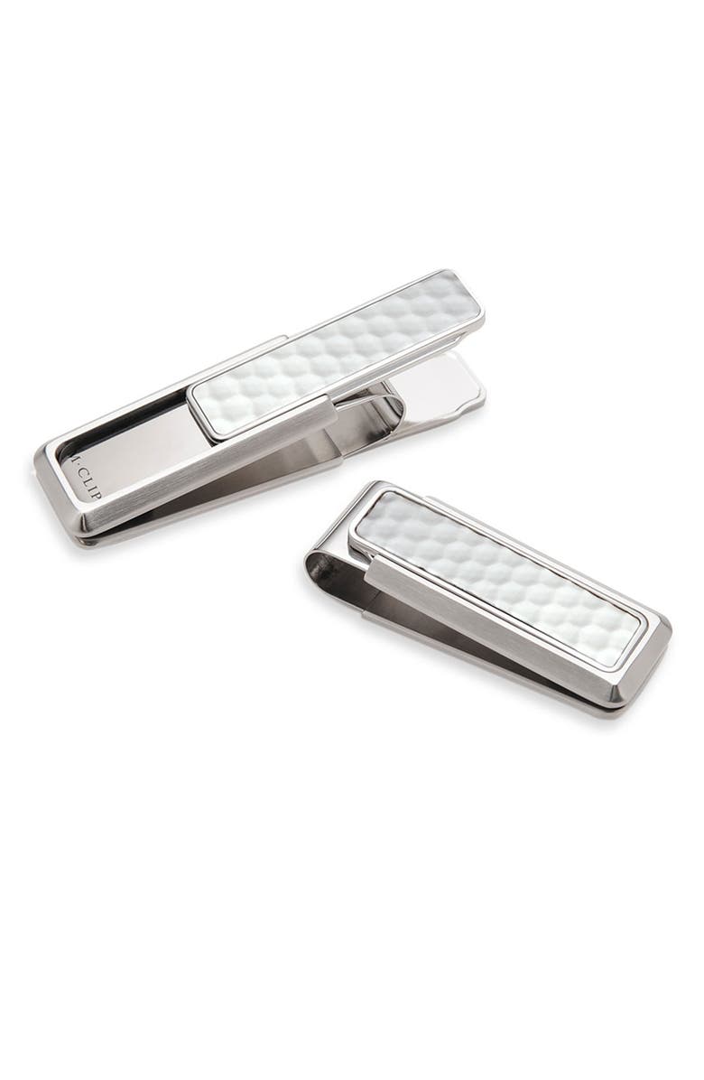 M-Clip<sup>®</sup> Golf Ball Stainless Steel Money Clip, Main, color, Silver/ White