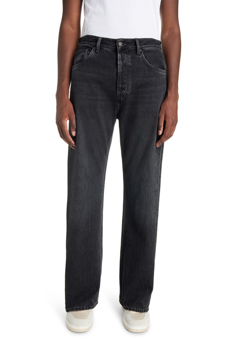 2021 Loose Fit Jeans, Main, color, BLACK