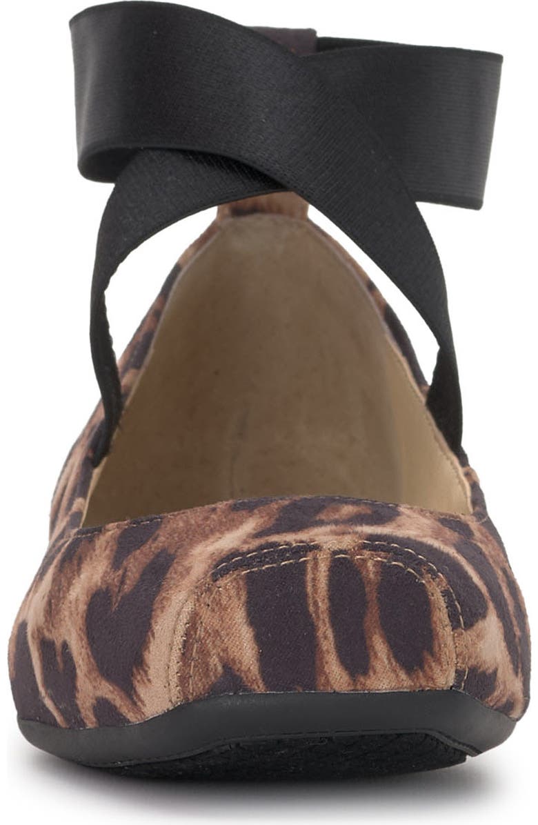 Jessica Simpson 'Mandalaye' Leather Flat, Alternate, color, Natural Spots