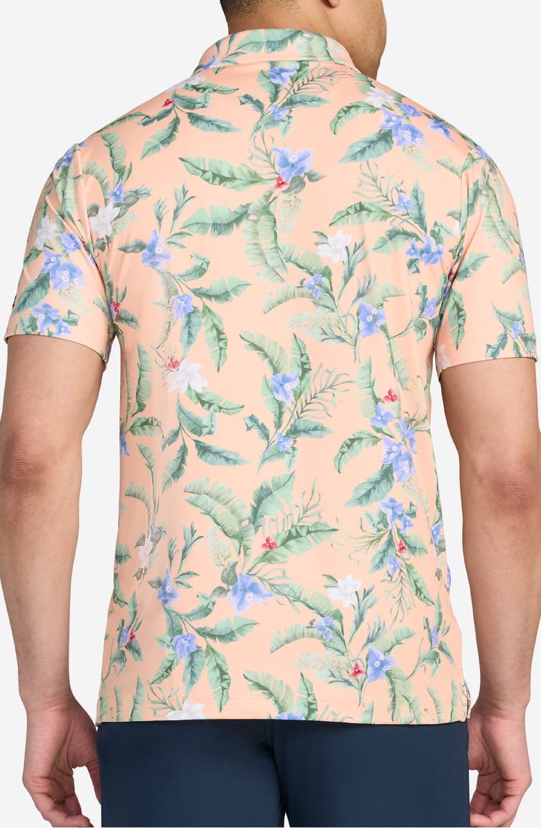 Bad Birdie Core Paint Splatter Performance Golf Polo, Alternate, color, Flora Fiesta