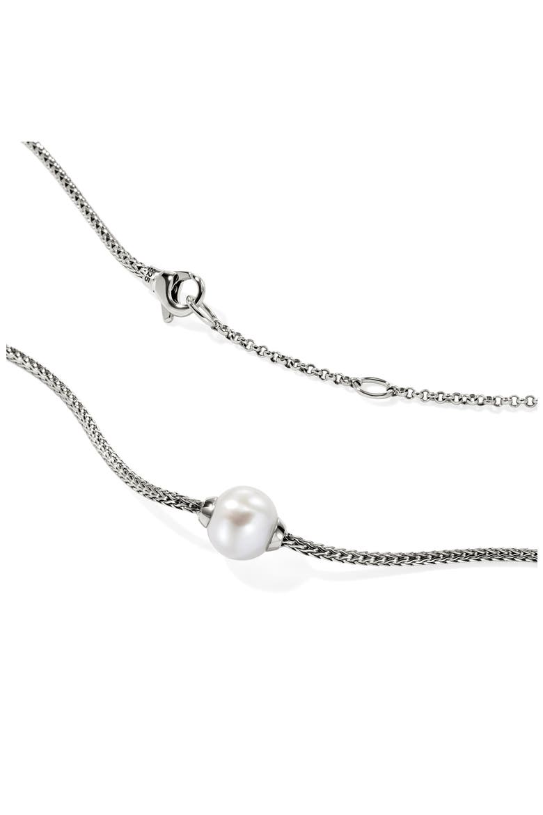 JH Essentials Pearl Necklace, 1.8mm, Alternate, color, SILVER
