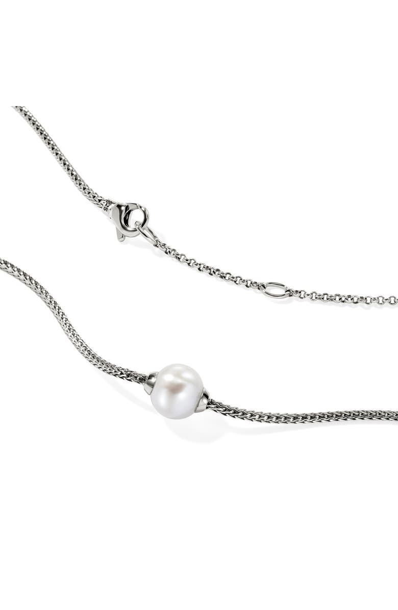 John Hardy JH Essentials Pearl Necklace, 1.8mm, Alternate, color, Silver