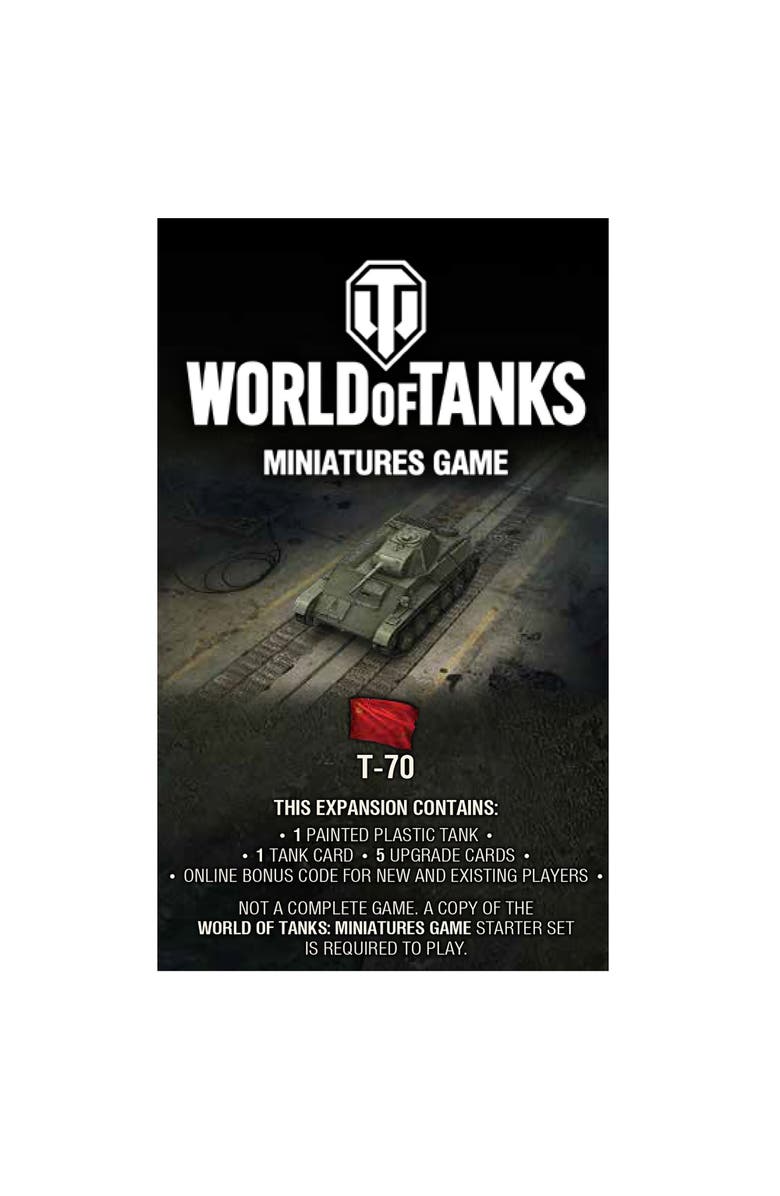 Gale Force Nine Wave 6 Tank Soviet T70 Light Tank, Main, color, Multicolored