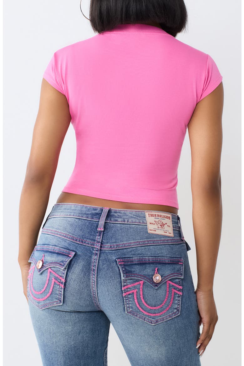 Scoop Neck Graphic Baby T-Shirt, Alternate, color, AZALEA PINK