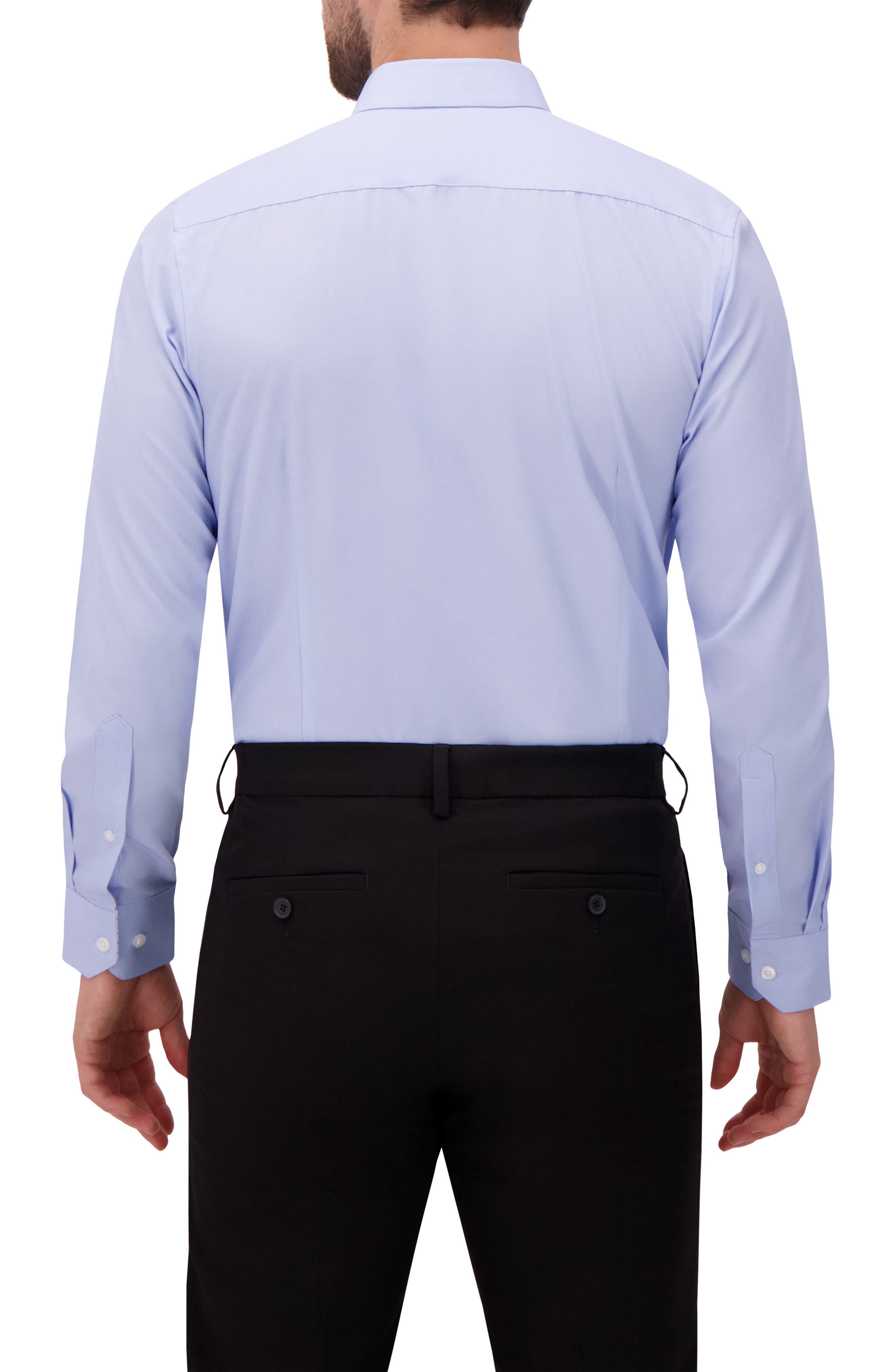 Slim Fit 4-Way Stretch Button-Up Shirt - image 2