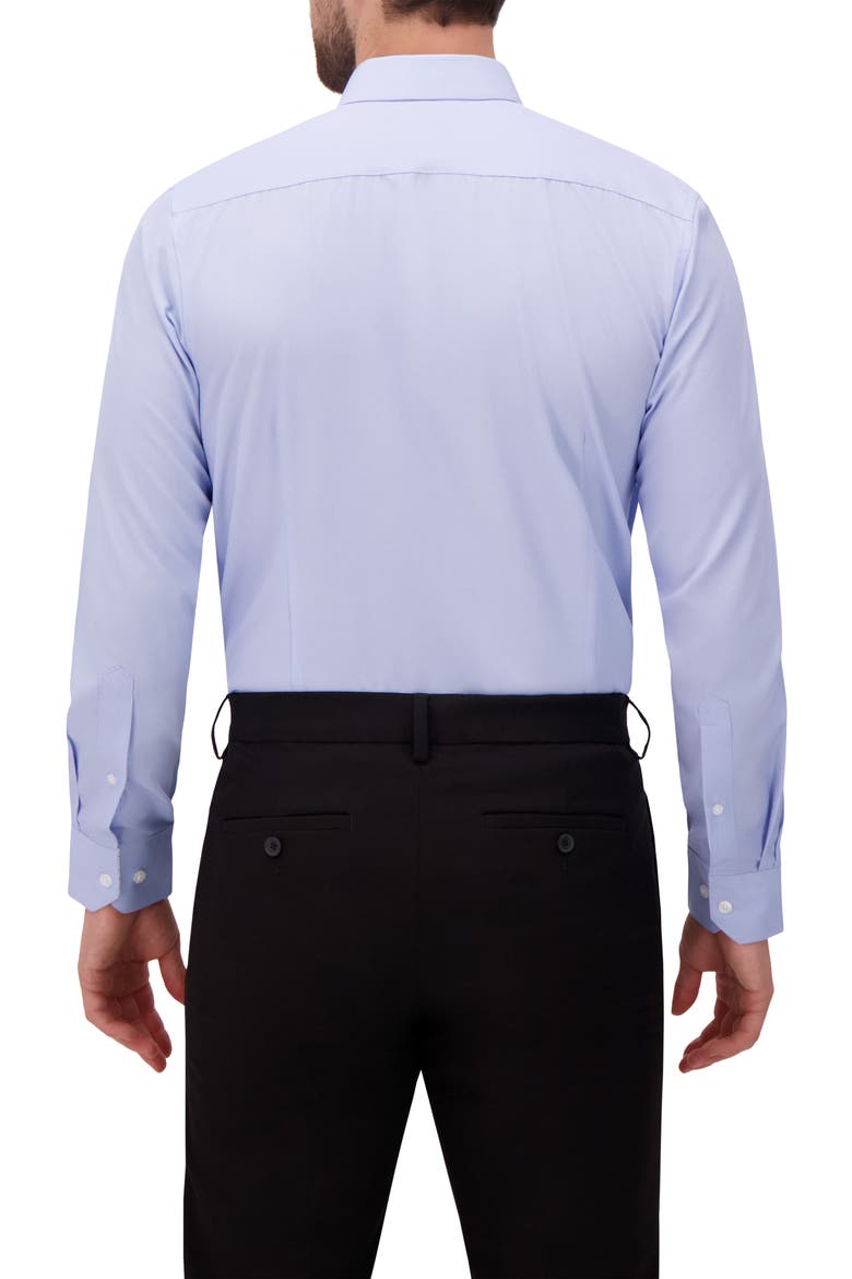 Slim Fit 4-Way Stretch Button-Up Shirt, Alternate, color, LIGHT BLUE