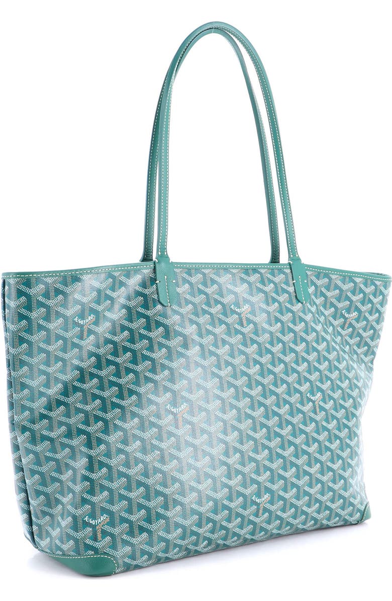 Pre-Owned Goyard Artois Tote Coated Canvas MM, Alternate, color, Green