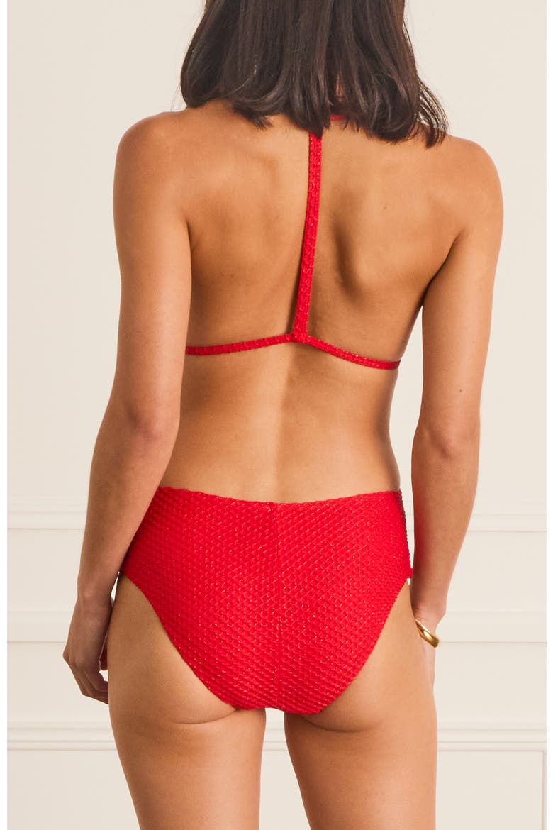 Scoop Neck Isabella One Piece, Alternate, color, Red