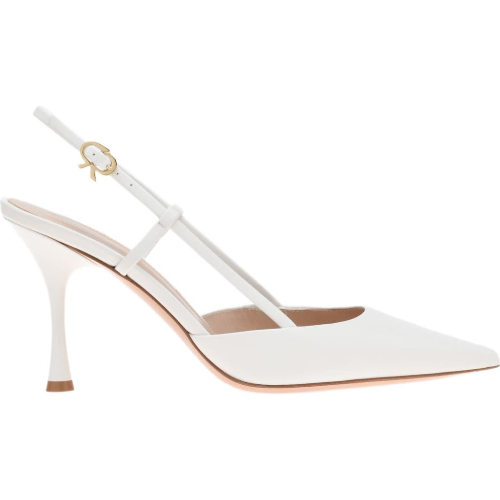 Gianvito Rossi Ascent Slingback in White  product