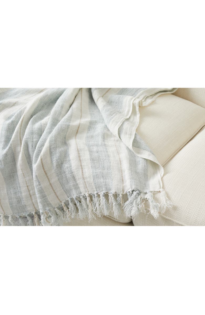 Pom Pom at Home Laguna Bed Blanket, Alternate, color, Blue