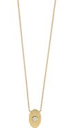 Bony Levy Kiera Diamond Petite Medallion Pendant Necklace
