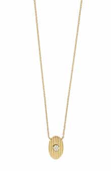 Bony Levy Kiera Diamond Petite Medallion Pendant Necklace