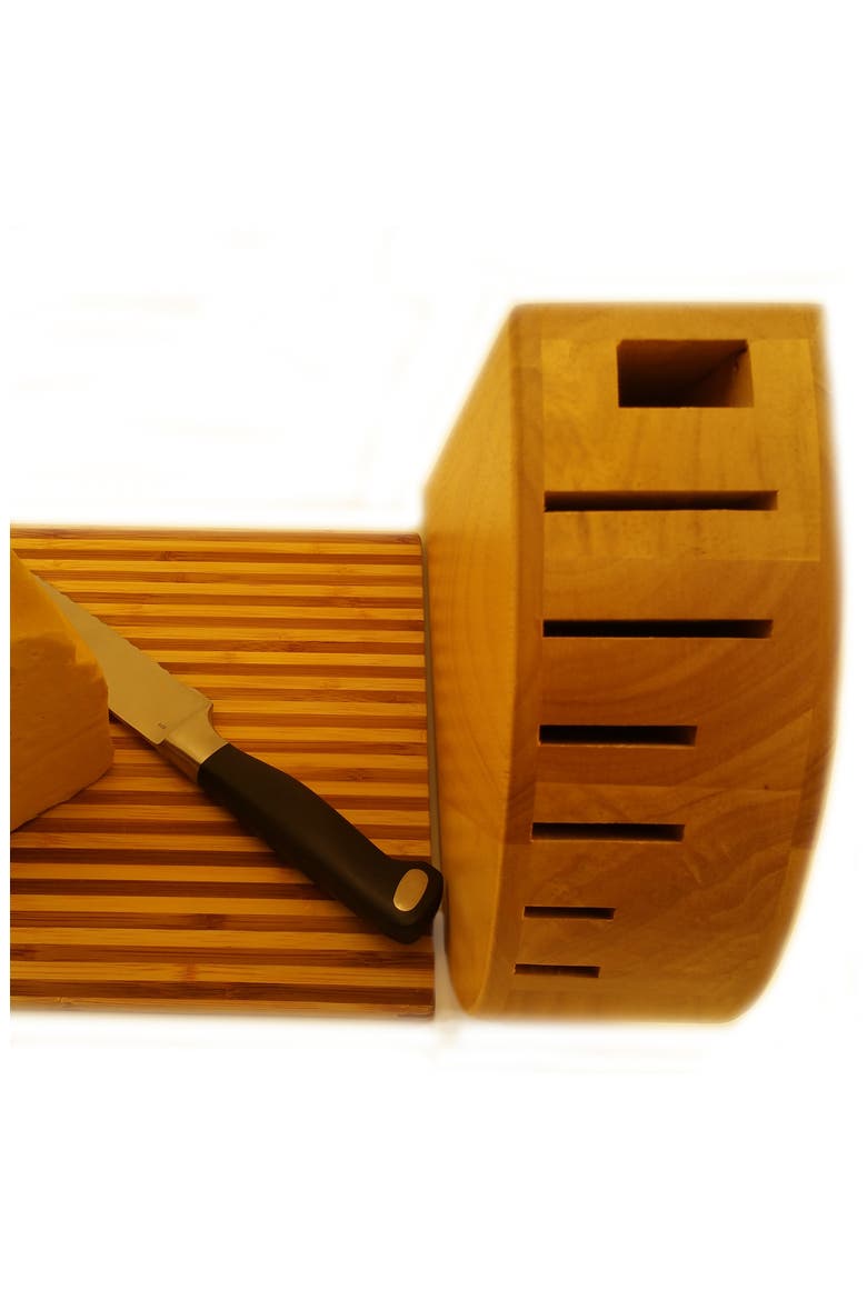8-Slot Cutlery Block, Alternate, color, BEIGE