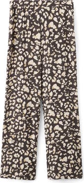 MANGO Animal Print Pants
