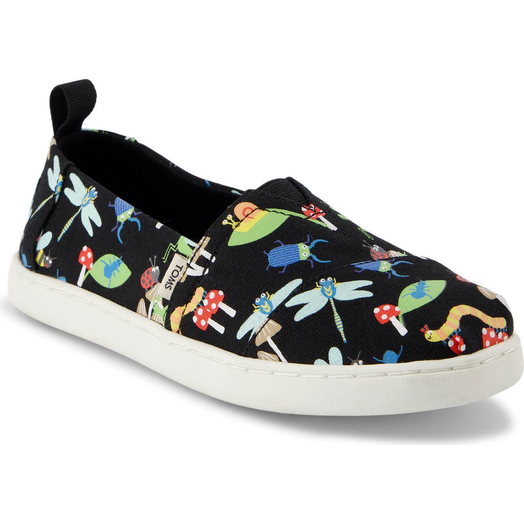 Toms Kids' Alpargata Slip-on Sneaker In Black