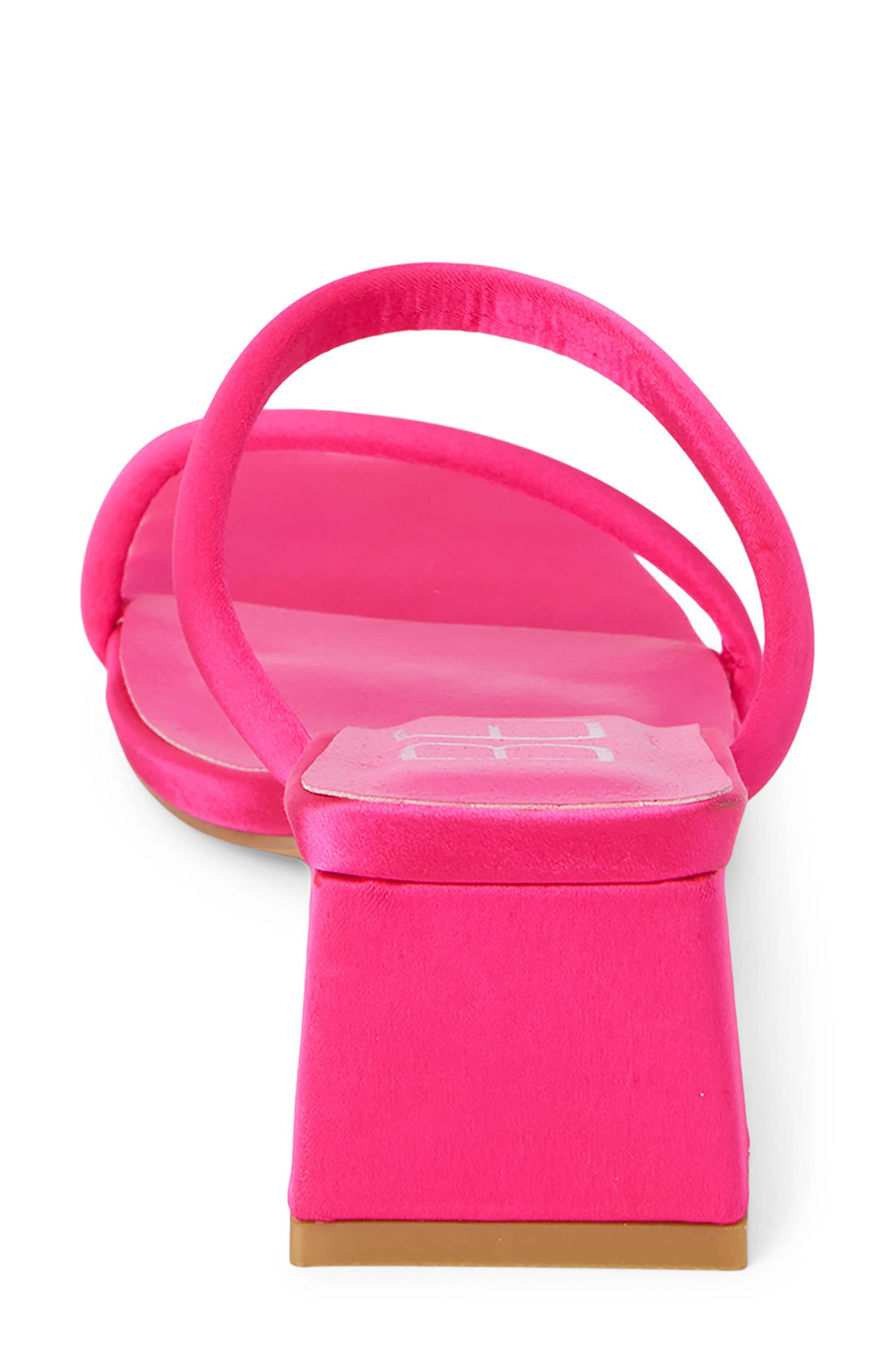 Jerry Strappy Slide Sandal, Alternate, color, HOT PINK