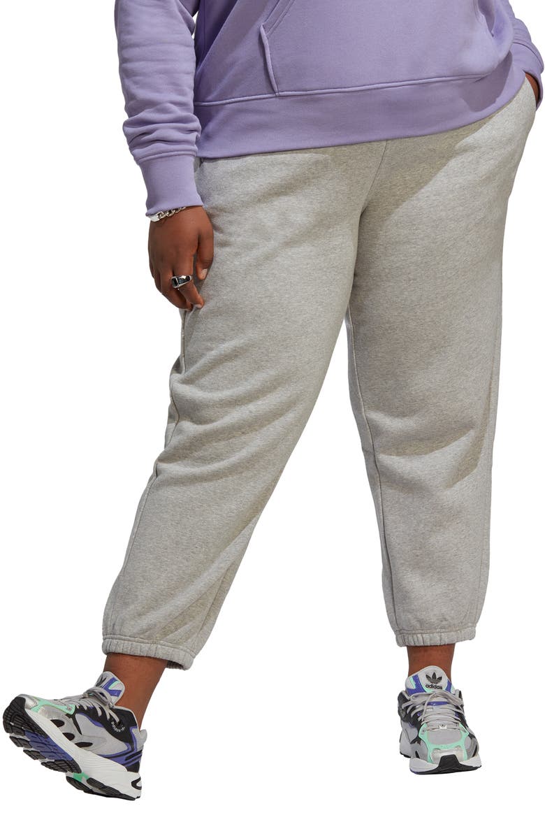 adidas Lifestyle High Waist Fleece Joggers, Main, color,