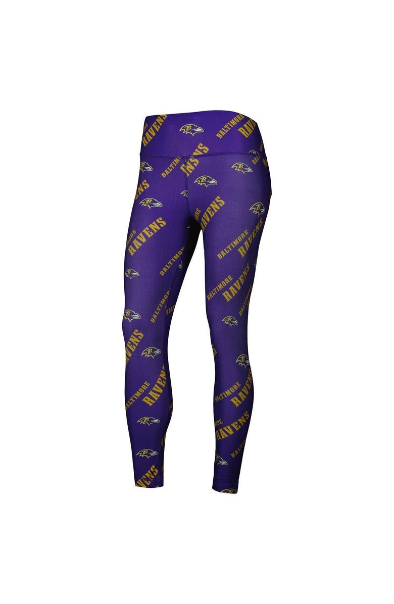 CONCEPTS SPORT Women's Concepts Sport Purple Baltimore Ravens Breakthrough Allover Print Lounge Leggings, Alternate, color, Purple