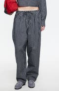 LIONESS Aura Plaid Drawstring Pants