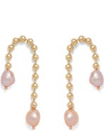 Lady Grey Frankie Pearl Drop Earrings