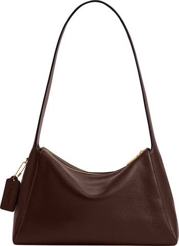 Lola Polished Pebble Leather Shoulder Bag