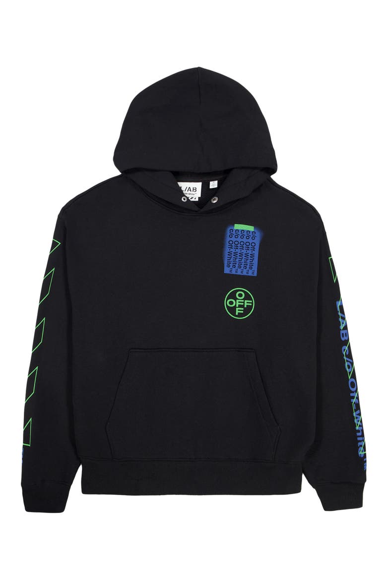 Off Active Hoodie, Alternate, color, BLACK
